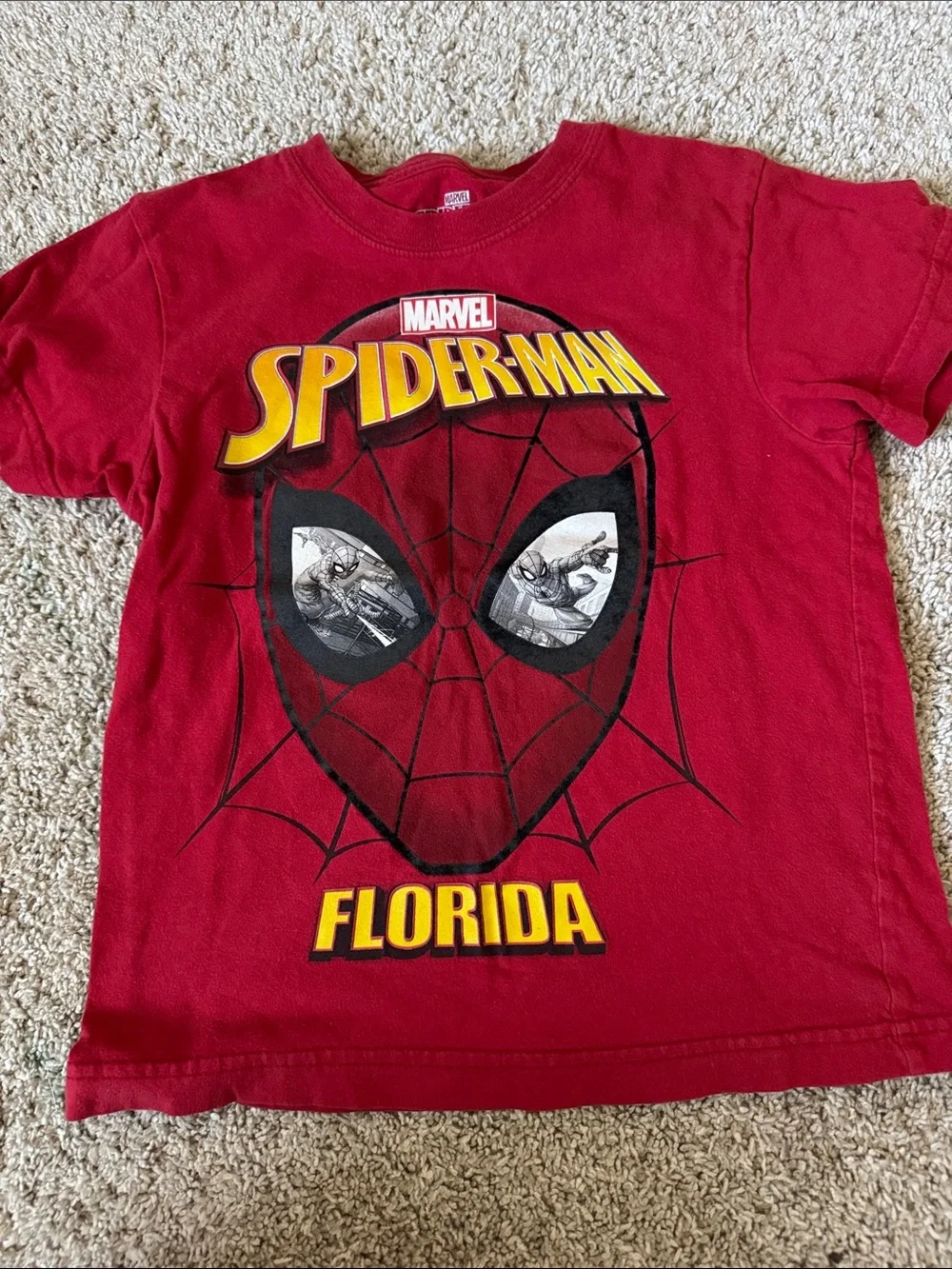 Marvel Kids Spider-Man and Superhero Tee Pack in Red, White, Gray, Blue